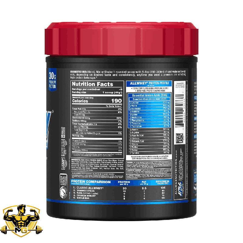 Almax Whey Protein Sports Supplement Classic Model