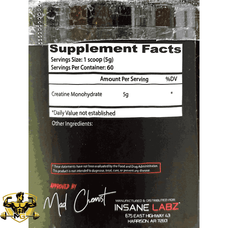 Insane Labz Creatine Monohydrate