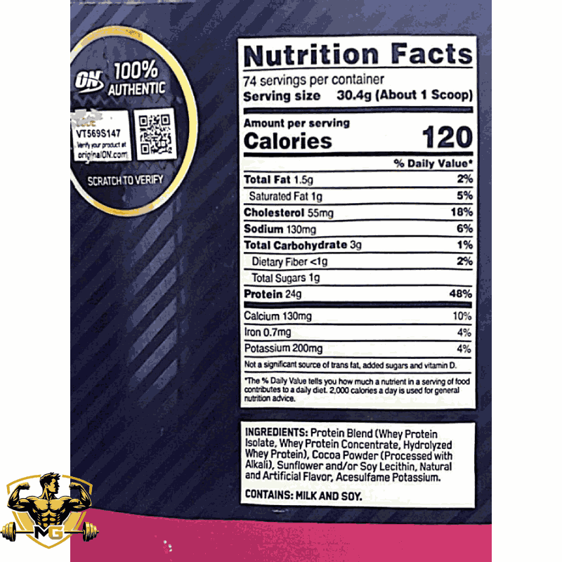 OPTIMUM NUTRITION WHEY GOLD STANDARD
