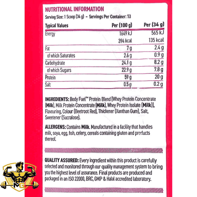Protein whey Applied Nutrition BODYFUEL