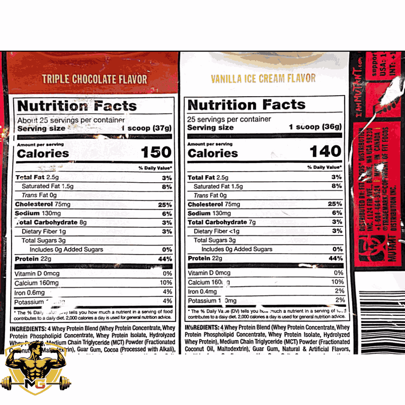 WHEY 4lb Dual Flavor Mutant