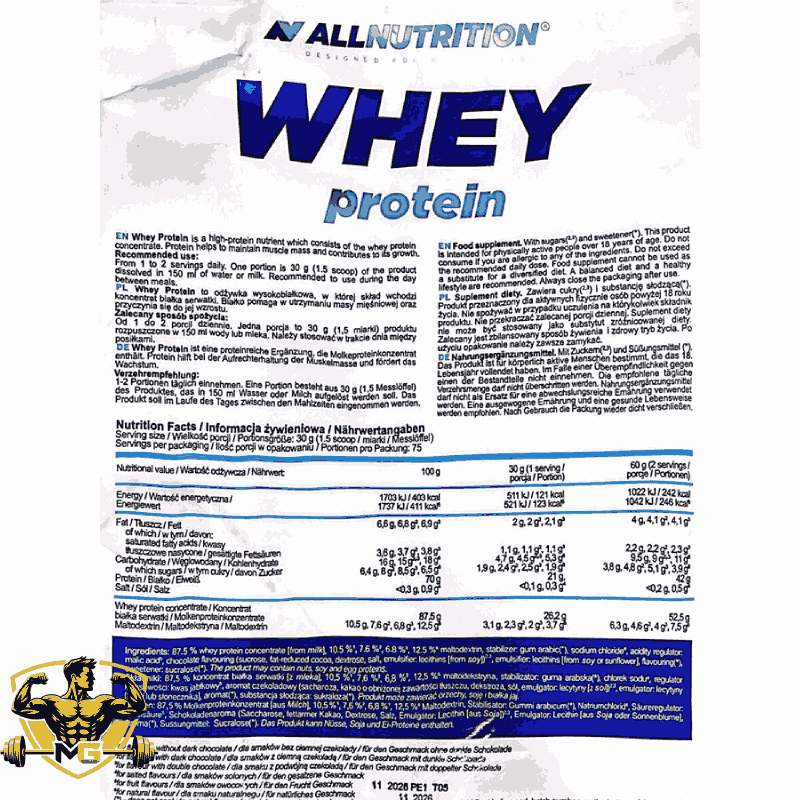 whey protein allnutrition
