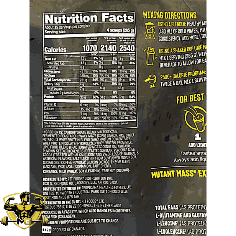 Mass Extreme Mutant GAINER
