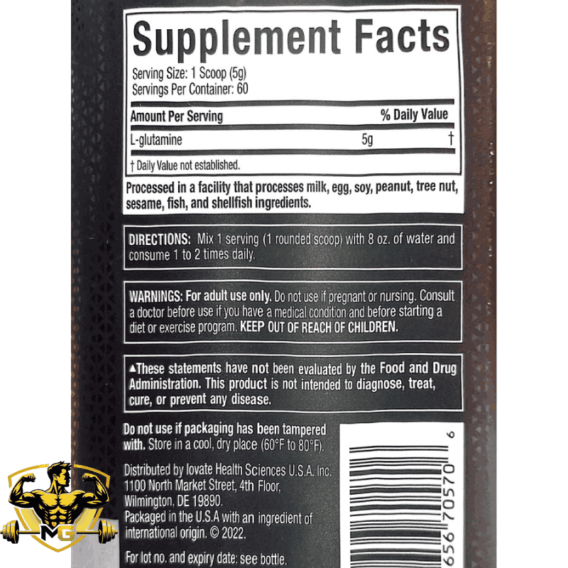 Platinum 100% Glutamine MuscleTech-1