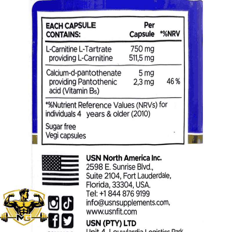 USN L Carnitine Tartrate-1