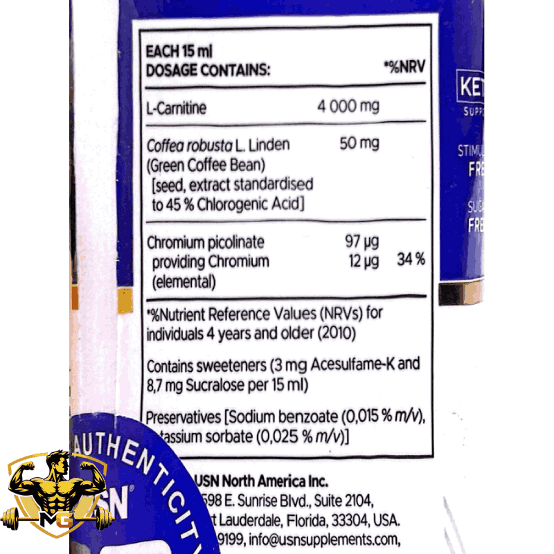 USN Liquid L-Carnicut 8000-1